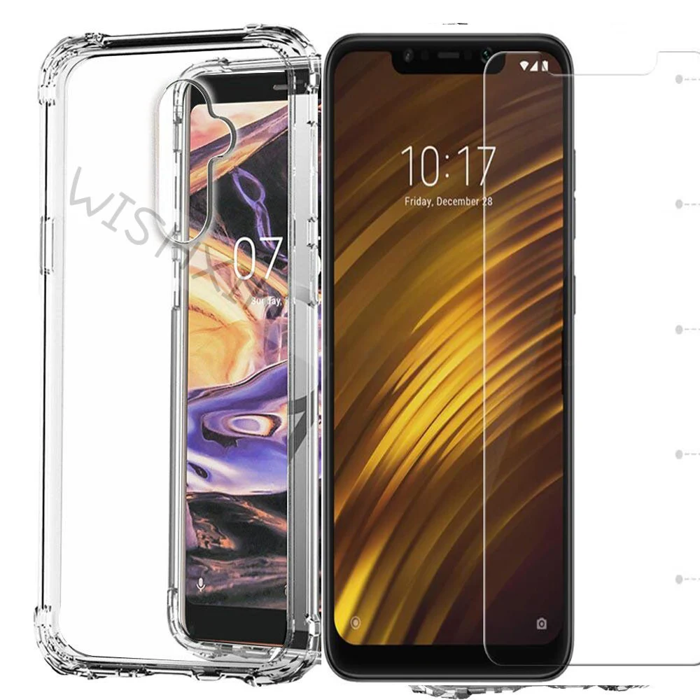 Xiaomi Pocophone F1 Tempered Glass Case Xiaomi Poco F1